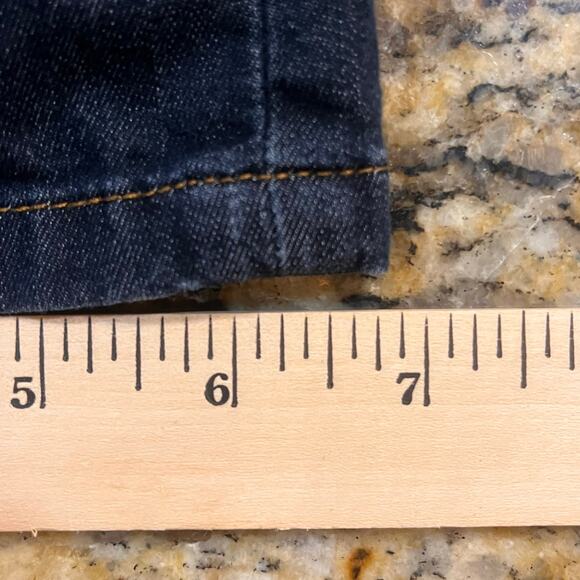 Travis Mathew Jeans Mens 30 x31 Blue Dark Wash Straight Leg Denim Golf Y2K - Picture 5 of 7